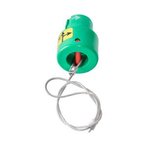 Water-/stofdichte kap Line Source E groen IP67 Powersafe