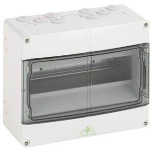 Modulaire verdeler / verdeelkast AKi compact grijs P65 IK08 12 modules