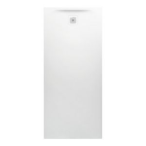 Douchevloer 1800x800mm rechthoekig wit Marbond composiet afvoer aan korte zijde