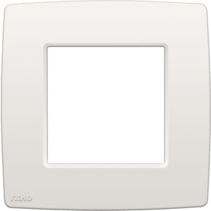 Enkelvoudige afdekplaat Original white
