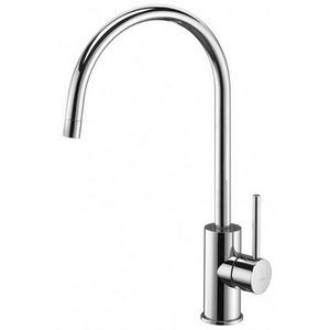 Keukenkraan LIGHT 1-hendel dr.br uitloop sprong 203mm chroom