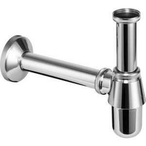 Bekersifon 1 1/4x120 messing/verchroomd VVE=25