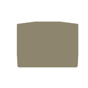 Afsluit- eindplaat (terminal) h:56.5mm b:2.5mm VVE=50