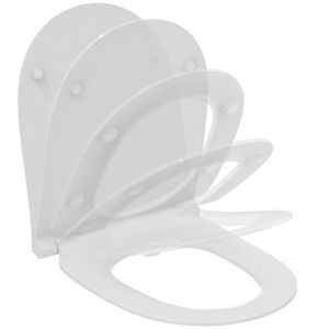 Closetzitting i.life o sandwich 350x435x45mm glanzend wit softclose