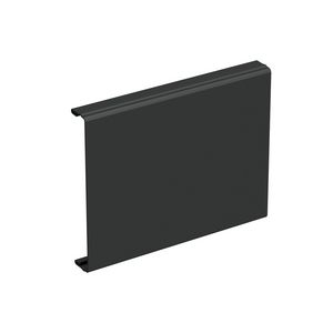 Pasdeksel TTS-FT100 WGX zwart RAL9017
