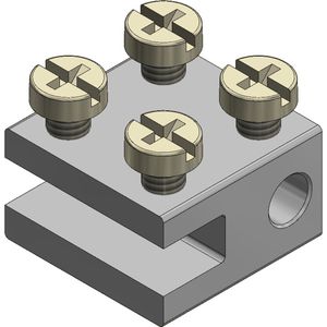 Radiatorklem 1x16+1x6mm²/aftakklem recht VVE=20