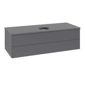 Wastafelonderkast Antao 1200x360x500mm Antr. Matt Lacquer K21010GK