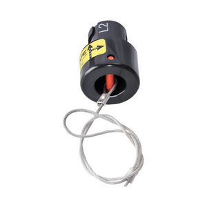 Water-/stofdichte kap Line Source L2 zwart IP67 Powersafe