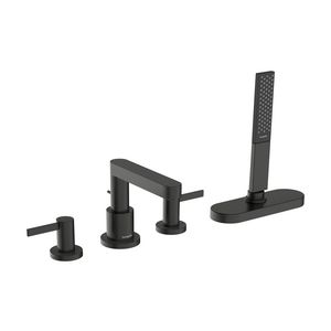4-gats badrandmengkraan + sBox Finoris Brushed Black Chrome