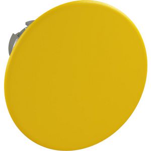 Drukknop paddestoeldrukknop Ø60mm terugverend geel