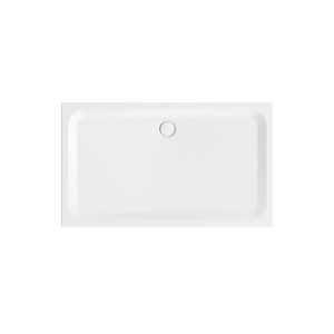 Douchebak geglazuurd staal BetteUltra 1700x1000x35mm wit AS antislip Sense afvoer Ø90mm