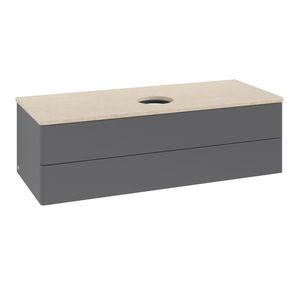 Wastafelonderkast Antao 1200x360x500mm Antr. Matt Lacquer K21013GK