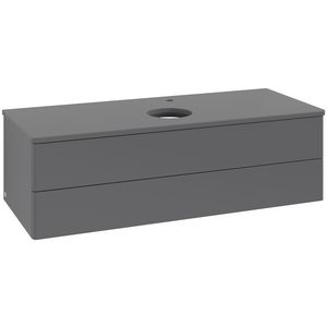 Wastafelonderkast Antao 1200x360x500mm Antr. Matt Lacquer K21050GK
