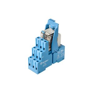 Interfacerelais 3 wisselcontacten 10A 24V DC serie 58 blauw