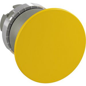 Drukknop paddestoeldrukknop Ø40mm terug verend geel