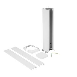 Energiezuil 2 compartiment 80mm 0,68M wit DA