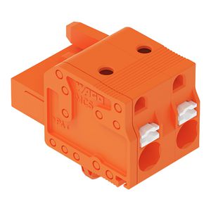 1-draads FE steker Druk oranje 2231-702/008-000 VVE=100