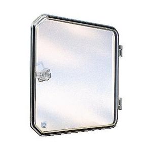 Plastic window hinged transparent cover IP65 L195xW165xD13mm