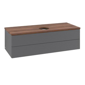 Wastafelonderkast Antao 1200x360x500mm Antr. Matt Lacquer K21112GK