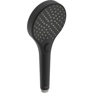 Handdouche, d 110 mm, Composite, Mat zwart