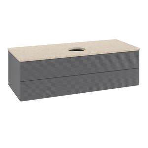 Wastafelonderkast Antao 1200x360x500mm Antr. Matt Lacquer K21113GK