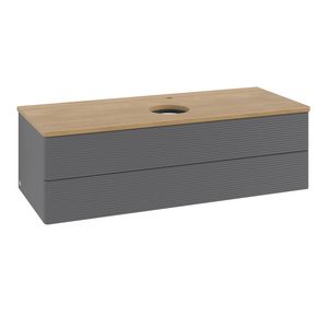 Wastafelonderkast Antao 1200x360x500mm Antr. Matt Lacquer K21151GK