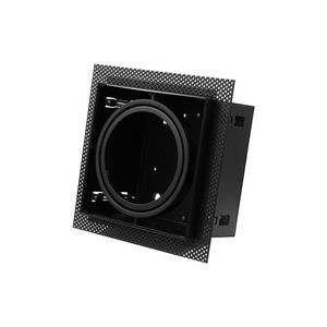 Inbouw/trimless armatuur 1x AR111 verstelbaar zwart