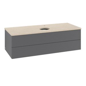 Wastafelonderkast Antao 1200x360x500mm Antr. Matt Lacquer K21153GK