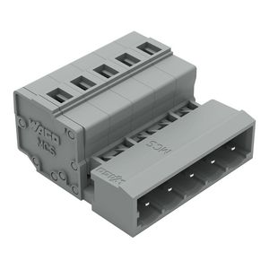 1-draads male steker 2,5mm² grijs 231-605 VVE=50