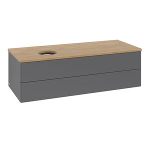 Wastafelonderkast Antao 1200x360x500mm Antr. Matt Lacquer K22011GK