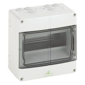 Modulaire verdeler / verdeelkast AK compact grijs P65 IK07 9 modules