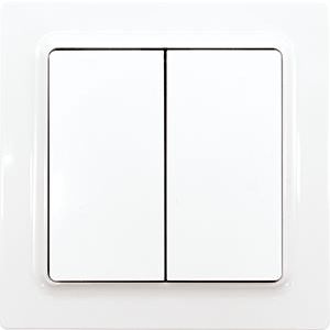 Draadloze EnOcean pulsdrukker,4-kanaals,E-Design,55x55