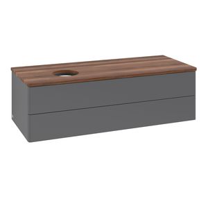 Wastafelonderkast Antao 1200x360x500mm Antr. Matt Lacquer K22012GK