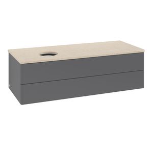 Wastafelonderkast Antao 1200x360x500mm Antr. Matt Lacquer K22013GK