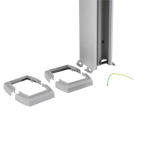 Energiezuil 2 compartiment 80mm 3,90M Aluminium DA