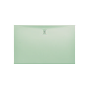 Douchevloer 1600x1000mm rechthoekig light grey Marbond composiet afvoer aan lange zijde