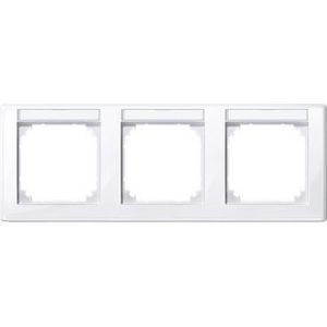 Afdekraam M-Smart 3-voudig Horizontaal Tekstveld Actief wit