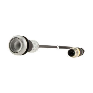 Signaaldrukknop RMQ Compact wit geen lens vlak terugv 1no/0