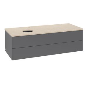 Wastafelonderkast Antao 1200x360x500mm Antr. Matt Lacquer K22053GK