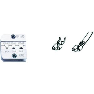 Matrijs voor het krimpen geisol. kabelschoenen 0,14-0,75mm²