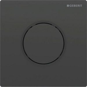 Type 10 losse bedieningsplaat (onderdeel) pneumatisch  round zwart/matzwart/zwart