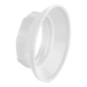 Schroefring E14 lamphouder thermopl. 43x15mm wit VVE=10