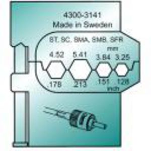 Inzetmatrijs MTF voor Lichtwellenleiter/Fibre 3,25-5,41