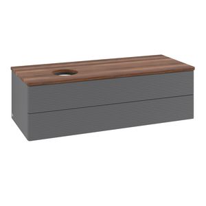 Wastafelonderkast Antao 1200x360x500mm Antr. Matt Lacquer K22112GK