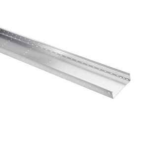 Lengte a 3m. Kabelgoot zijperforatie sendzimir verzinkt 60x70mm