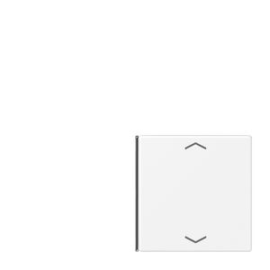 Tastafdekking 4-voudig pijl LS matwit KNX