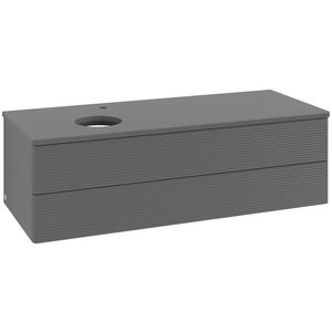Wastafelonderkast Antao 1200x360x500mm Antr. Matt Lacquer K22150GK