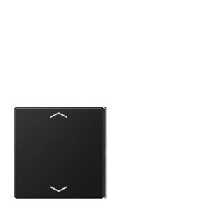 Tastafdekking 4-voudig pijl LS matzwart KNX