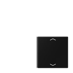 Tastafdekking 4-voudig pijl LS matzwart KNX