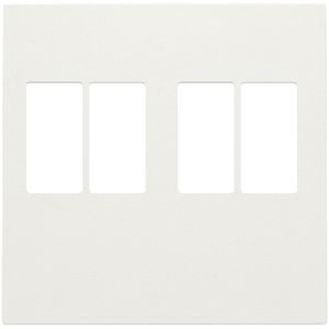 Afwerkingsset 2-voudige luidsprekeraansl. white